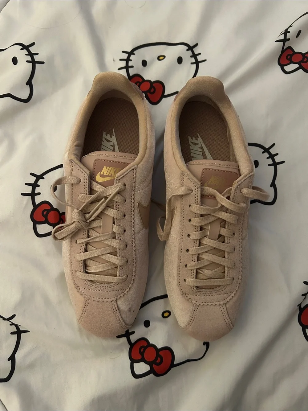 Nike Suede Sneakers - Blush Beige